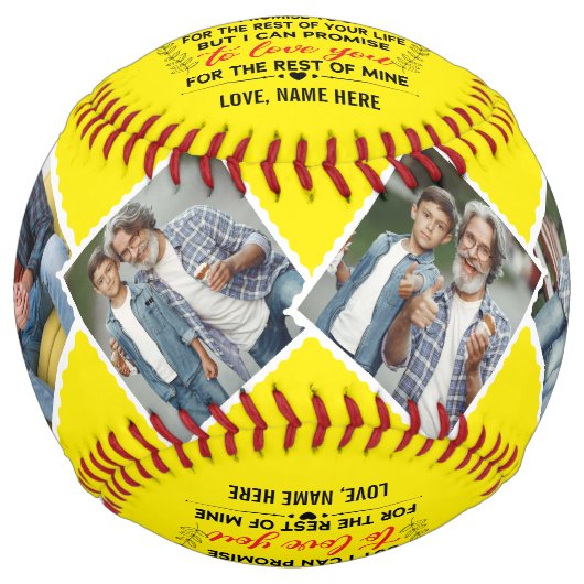 おじいちゃんのおばあちゃんから孫へカスタム4写真 ソフトボール (正面)