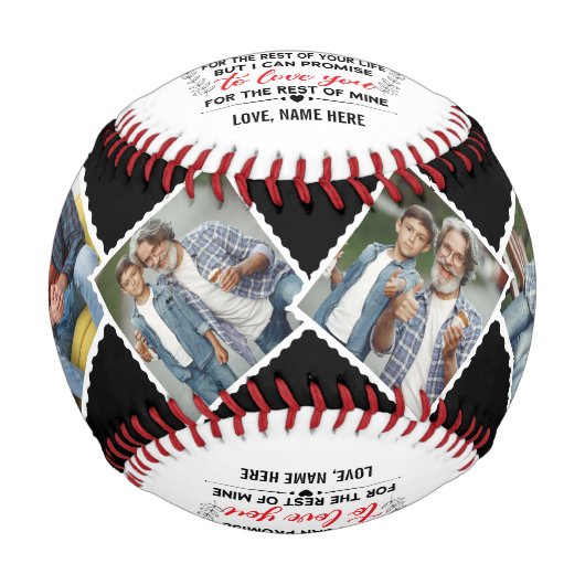 おじいちゃんのおばあちゃんから孫へカスタム4写真 野球ボール (正面)