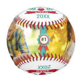 おじいちゃんのお父さんの日に写真を贈る野球 野球ボール