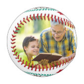 おじいちゃんのお父さんの日に写真を贈る野球 野球ボール (正面左)