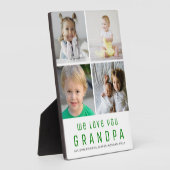 おじいちゃんのこと大好き|フォトコラージュ| Keepsake フォトプラーク (側面)