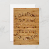 おじいちゃんのために サンキューカード (正面/裏面)