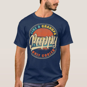 おじいちゃんのようなパッピーのみクールのヴィンテージレトロ Tシャツ