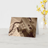 おじいちゃんのカメラ カード (黄色い花)