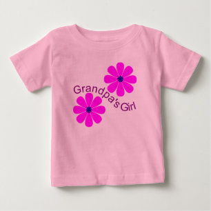 おじいちゃんのガールシャカスタマイズツ –  ベビーTシャツ