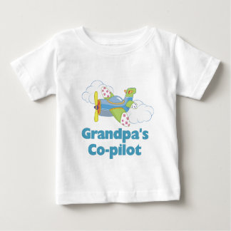 おじいちゃんのコパイロット少年 ベビーTシャツ