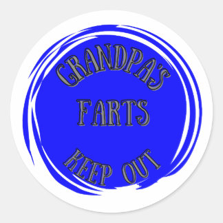 おじいちゃんのファートゾーン保:アウト！ ラウンドシール