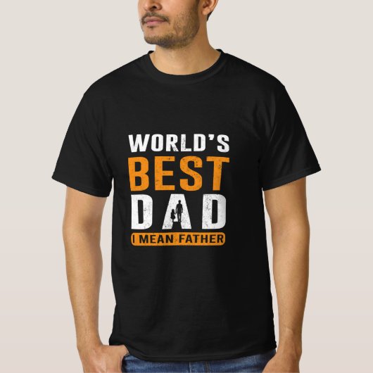 おじいちゃんのプレゼント | つまり父の事 Tシャツ (正面)
