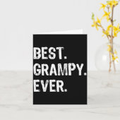 おじいちゃんのユーモア満載クール カード (黄色い花)