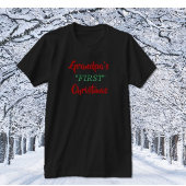 おじいちゃんの初めてのクリスマスティー Tシャツ