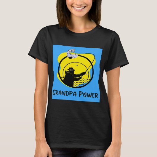 おじいちゃんの力 Tシャツ (正面)