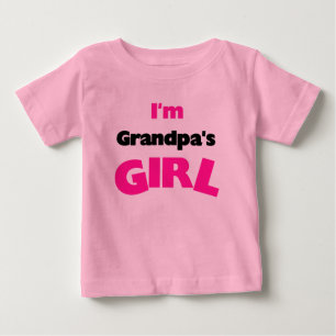 おじいちゃんの娘です ベビーTシャツ