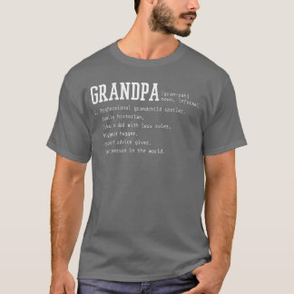 おじいちゃんの定義 おもしろい おじいちゃん 娘 Tシャツ