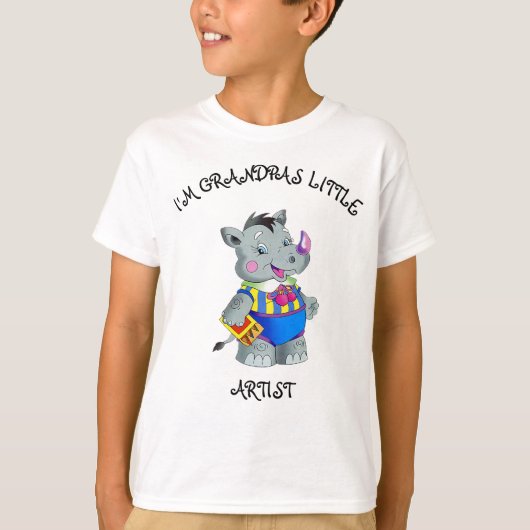 おじいちゃんの小さなアーティスト Tシャツ (正面)