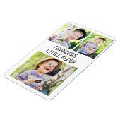 おじいちゃんの小さなバディ3写真孫 マグネット (左側)