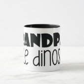 おじいちゃんの小さな恐竜の引用文l父の日 マグカップ (中央)