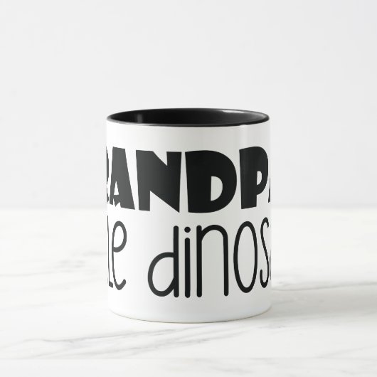 おじいちゃんの小さな恐竜の引用文l父の日 マグカップ (中央)