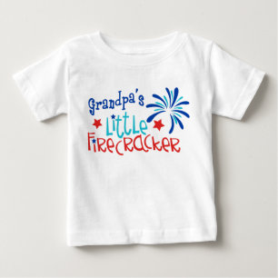 おじいちゃんの小さな爆竹 ベビーTシャツ