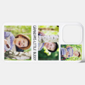 おじいちゃんの小さな相棒の孫のフォトコラージュ Case-Mate iPhoneケース (裏面 (横))
