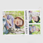 おじいちゃんの小さな相棒3写真孫 ゴルフタオル (横)