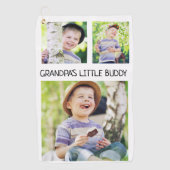 おじいちゃんの小さな相棒3写真孫 ゴルフタオル (正面)