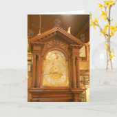 「おじいちゃんの時計」誕生日カード カード (黄色い花)