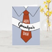 おじいちゃんの父の日のカード カード (黄色い花)