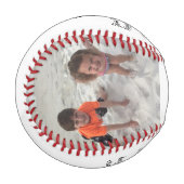 おじいちゃんの父の日の写真パーソナライズされた保存 野球ボール (正面左)
