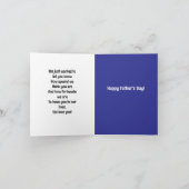 おじいちゃんの父の日折りたたみグリーティングカード カード (内部)