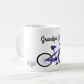 おじいちゃんの自転車 コーヒーマグカップ (正面左)
