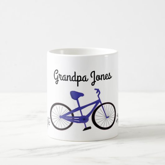 おじいちゃんの自転車 コーヒーマグカップ (中央)