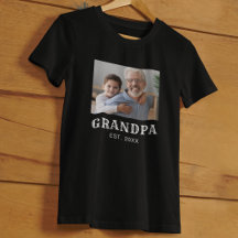 おじいちゃんの記念日フォトTシャツ