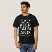 おじいちゃんの話を聞いて落ち着いて Tシャツ (正面フル)