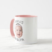 おじいちゃんの誕生日にベイビーフェイスのカスタムマグカップ マグカップ (正面左)