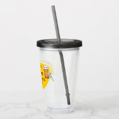 おじいちゃんの誕生日に冷たいビールを Skeleton A Cold One For The Old アクリルタンブラー (左)