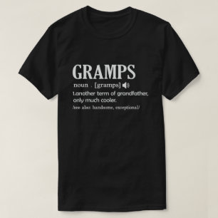 おじいちゃんの贈おもしろいり物をカッコいい意味するグランプスの定義 Tシャツ