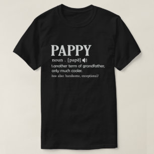 おじいちゃんの贈おもしろいり物を意カッコいい味するパピーの定義 Tシャツ