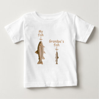 おじいちゃんの魚 ベビーTシャツ