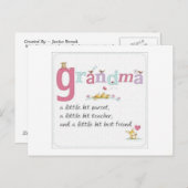 おじいちゃんはがき ポストカード (正面/裏面)