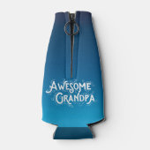 おじいちゃんはこ素晴らしこに見えるグラデーション ボトルクーラー (裏面)