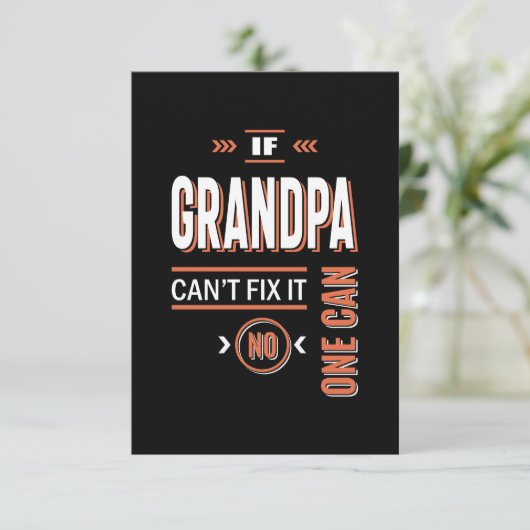 おじいちゃんはそれを直すことができない 出欠カード (スタンド正面)