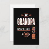 おじいちゃんはそれを直すことができない 出欠カード (正面/裏面)