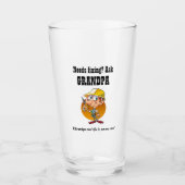 おじいちゃんはそれを直す最高のよ素晴らし – おじいちゃん タンブラーグラス (正面)