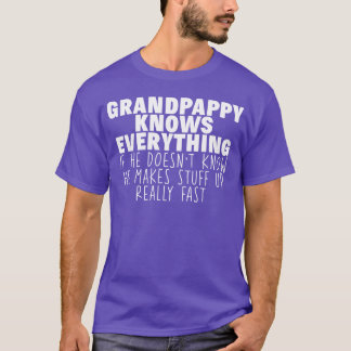 おじいちゃんはなんでも知ってるギフト Tシャツ