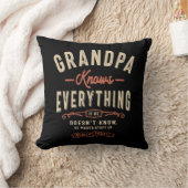 おじいちゃんは何でもおもしろい知る クッション (ブランケット)