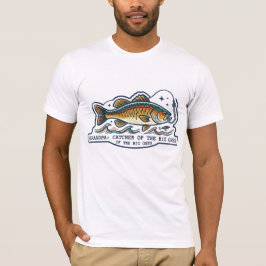 おじいちゃんは大きな魚を釣る名人 父の日 Tシャツ