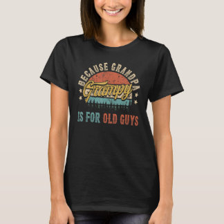 おじいちゃんは年配の男性のためのレトロG Tシャツ