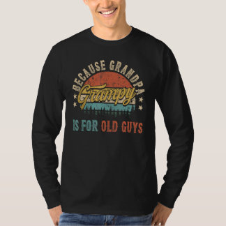 おじいちゃんは年配の男性のためのレトロG Tシャツ