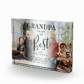 おじいちゃんは最高の写真名引用文 フォトブロック (右)