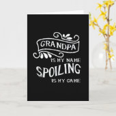 おじいちゃんは私の名前は私のゲームを台無し カード (黄色い花)